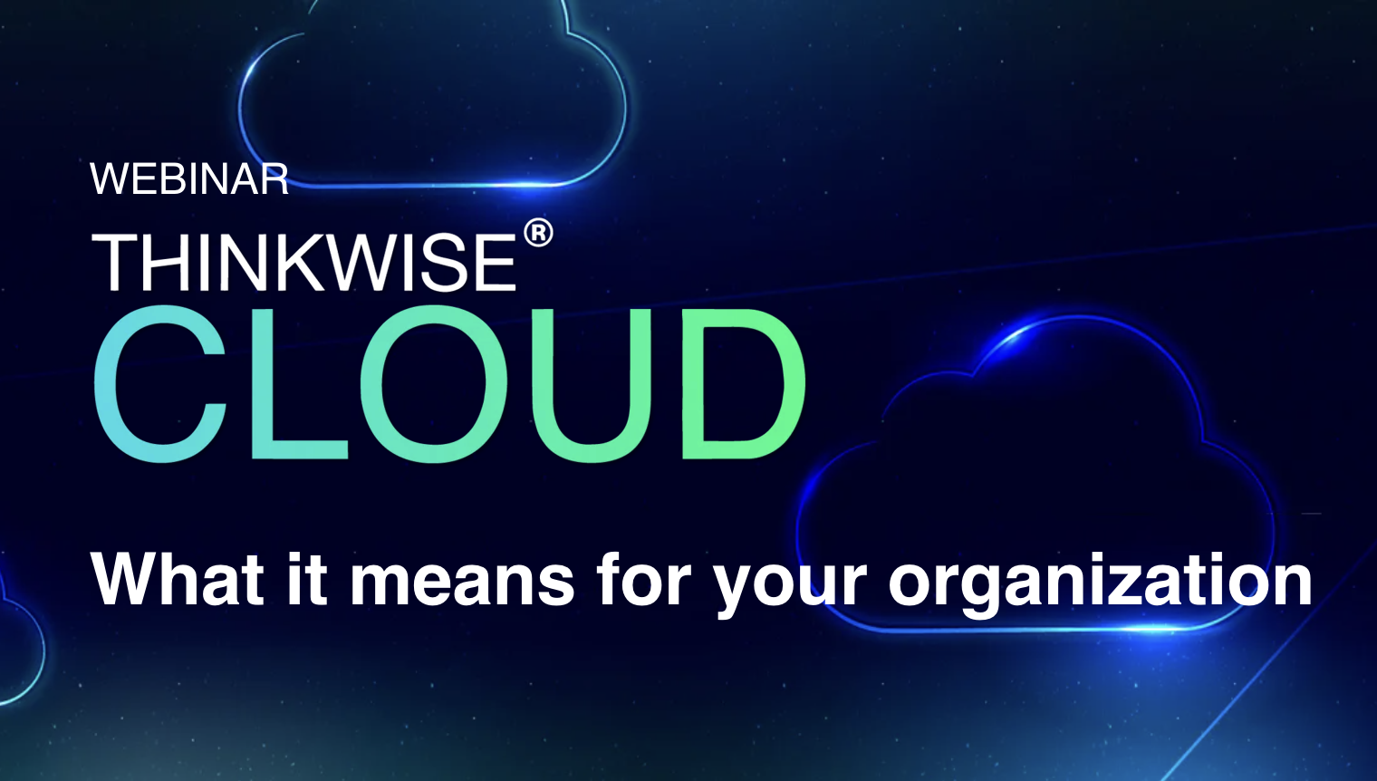 26| Webinar| Thinkwise Cloud| Events Banner BG
