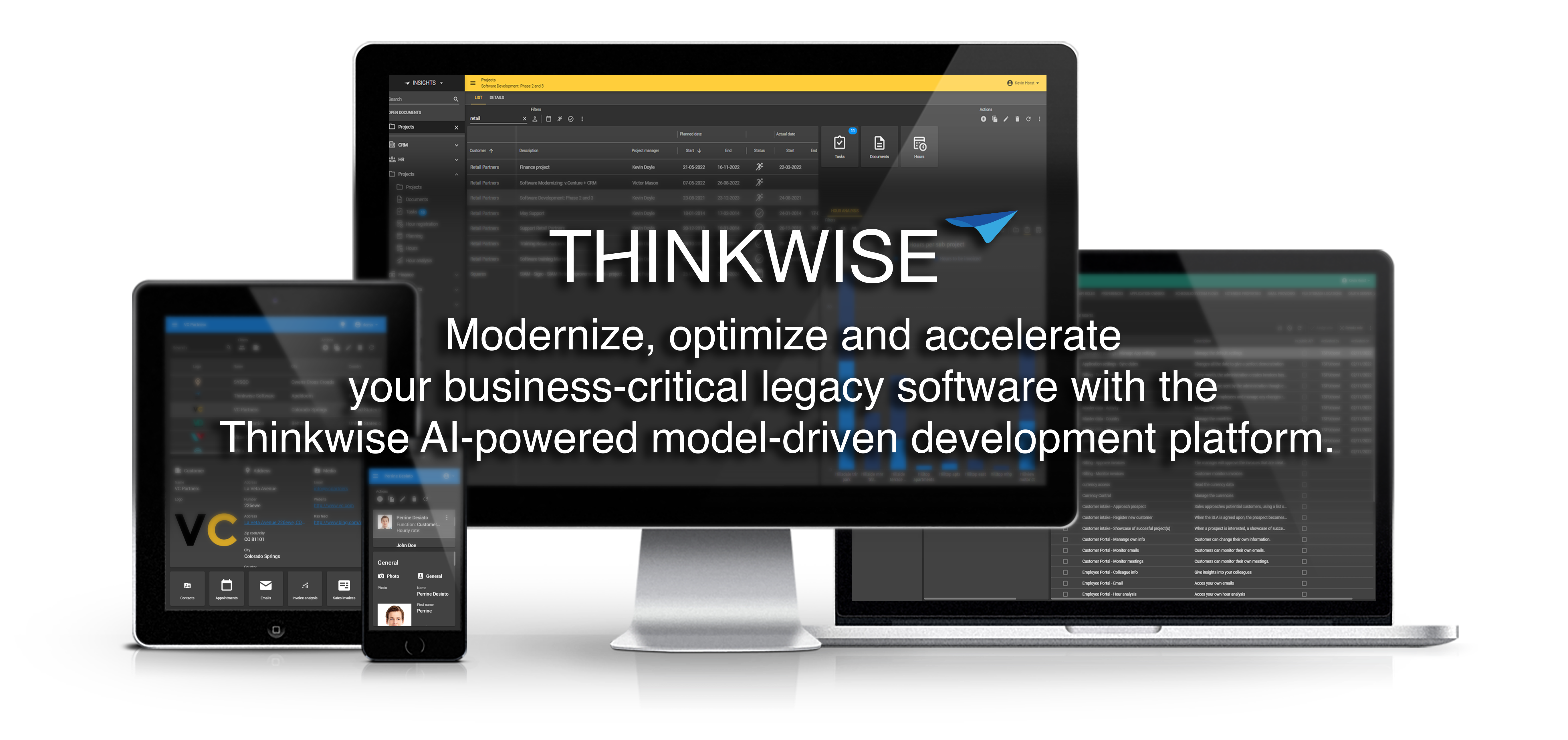 Thinkwise Platform voor ontwikkelaars
