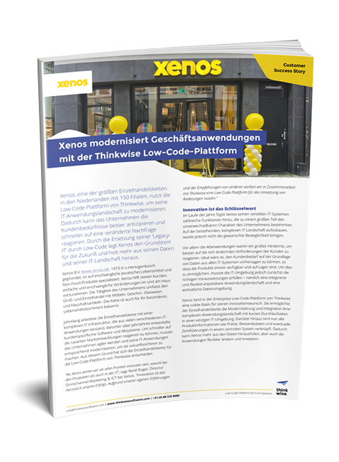 Customer case Xenos - DE - cover