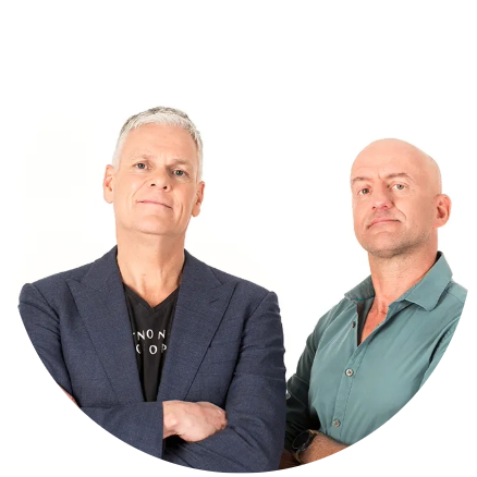 Rob en Joep rond